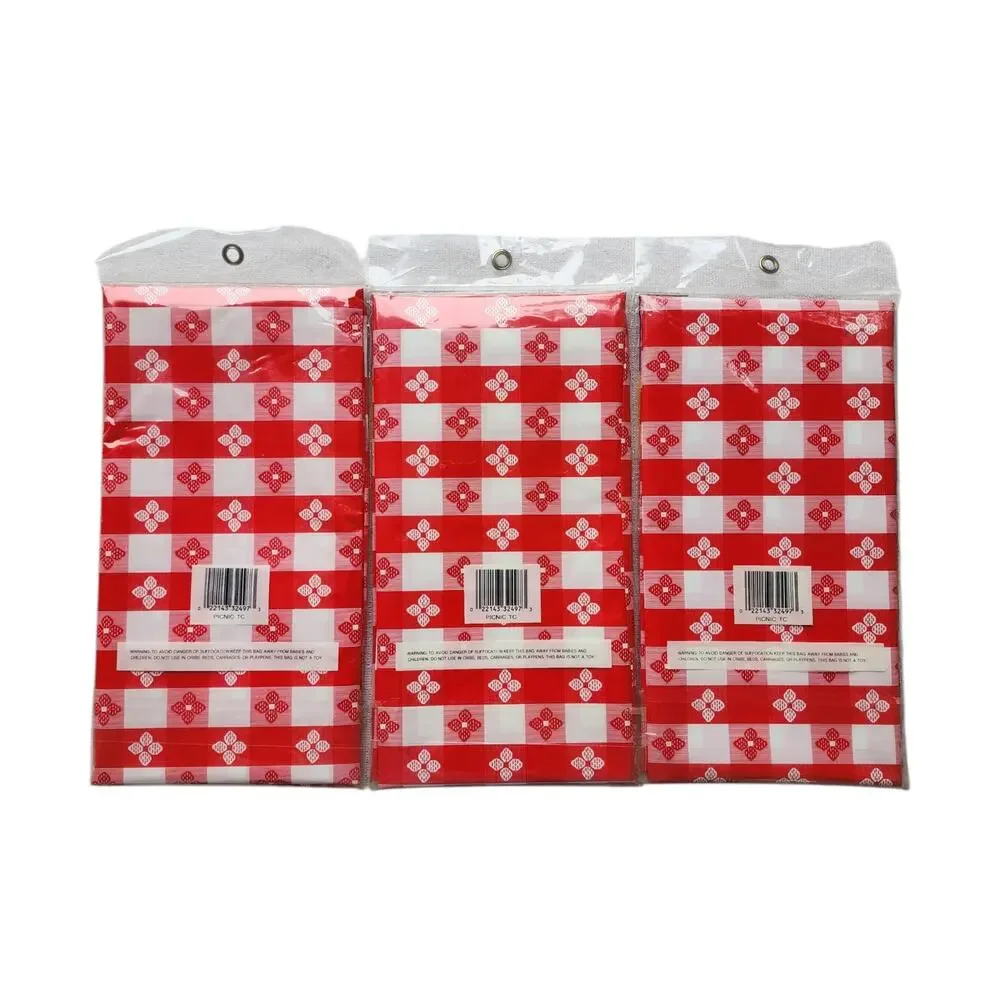New Vintage Vinyl Re-Usable Table Cloth Table Cover 48